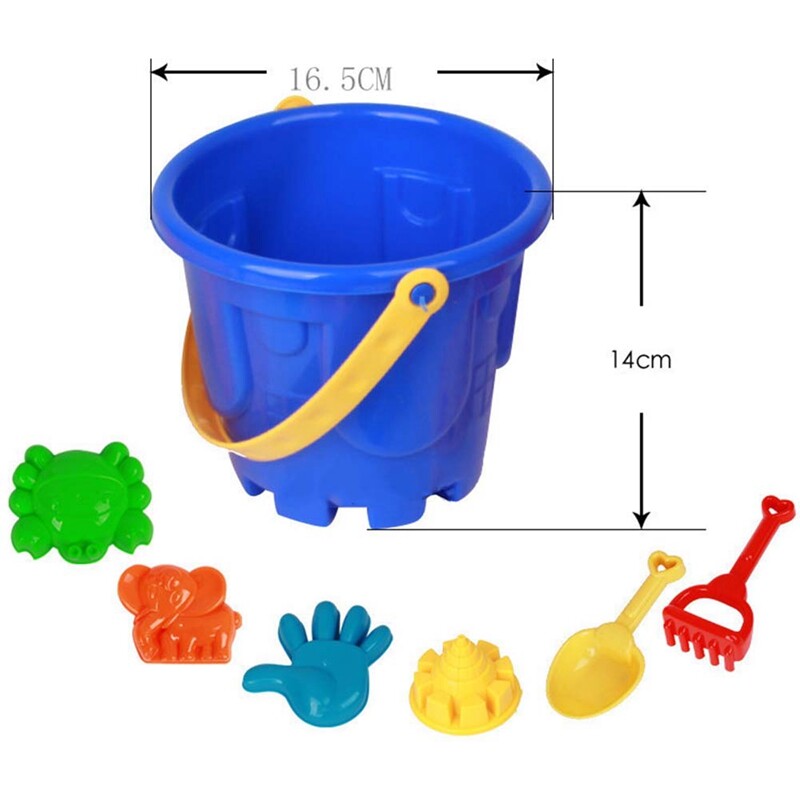 เด็ก Kids Sand Bucket Water Mill Windmill ชุดเครื่องมือ Beach Sandpit