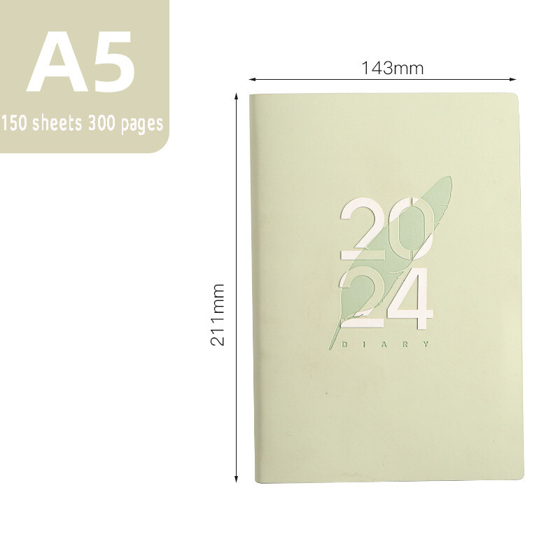 Agenda 2025 Planner Organizer Diary A5 Notebook Daily Journal Stationery Notepad Calendar Sketchbook 365 Day English Notebook Stationery