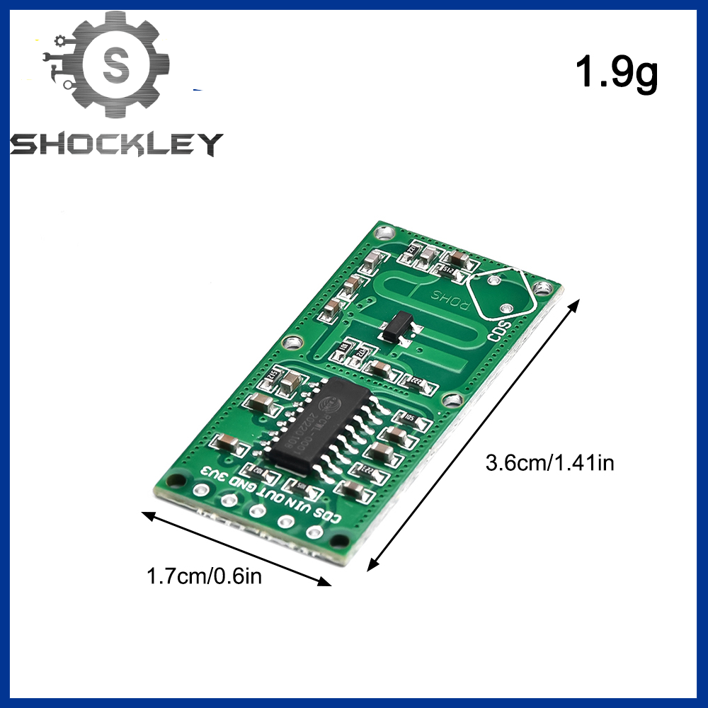 Shockley Mô-đun Công Tắc Cảm Biến Radar Vi Sóng RCWL-0516 Cảm Biến Cảm Ứng Cơ Thể Người