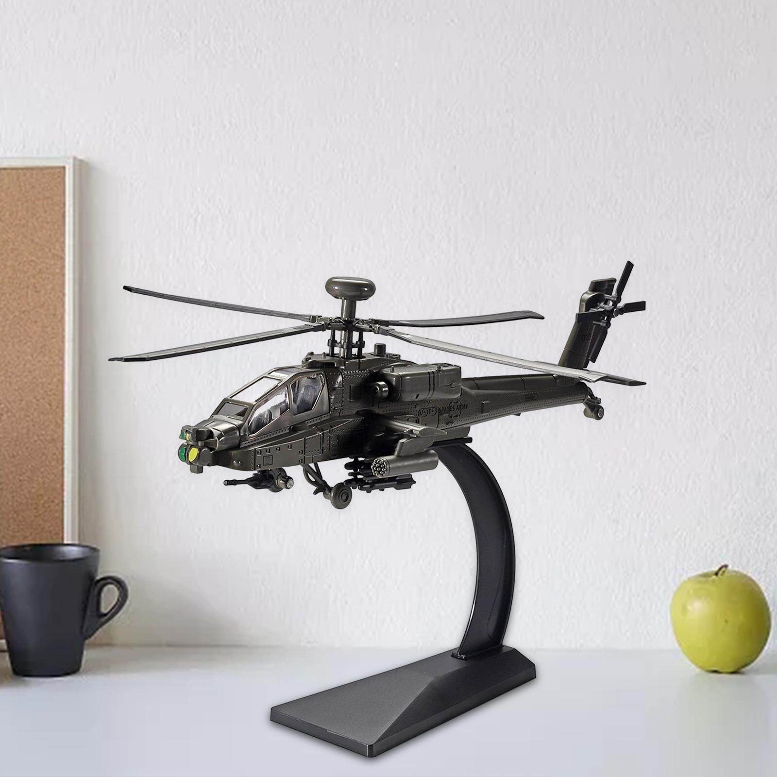 Gamchiano Alloy Model Stable Durable Helicopter Model for Desktop Decor