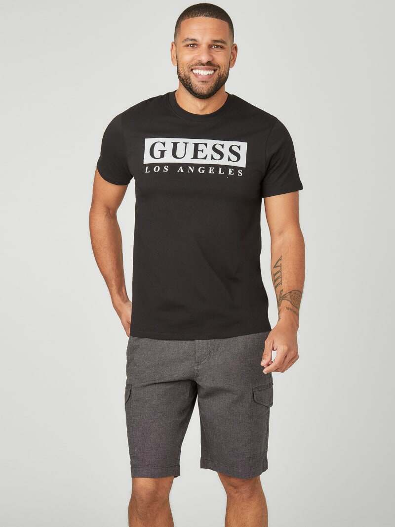 Guess Greg Logo Tee Mens Casual T Shirt 