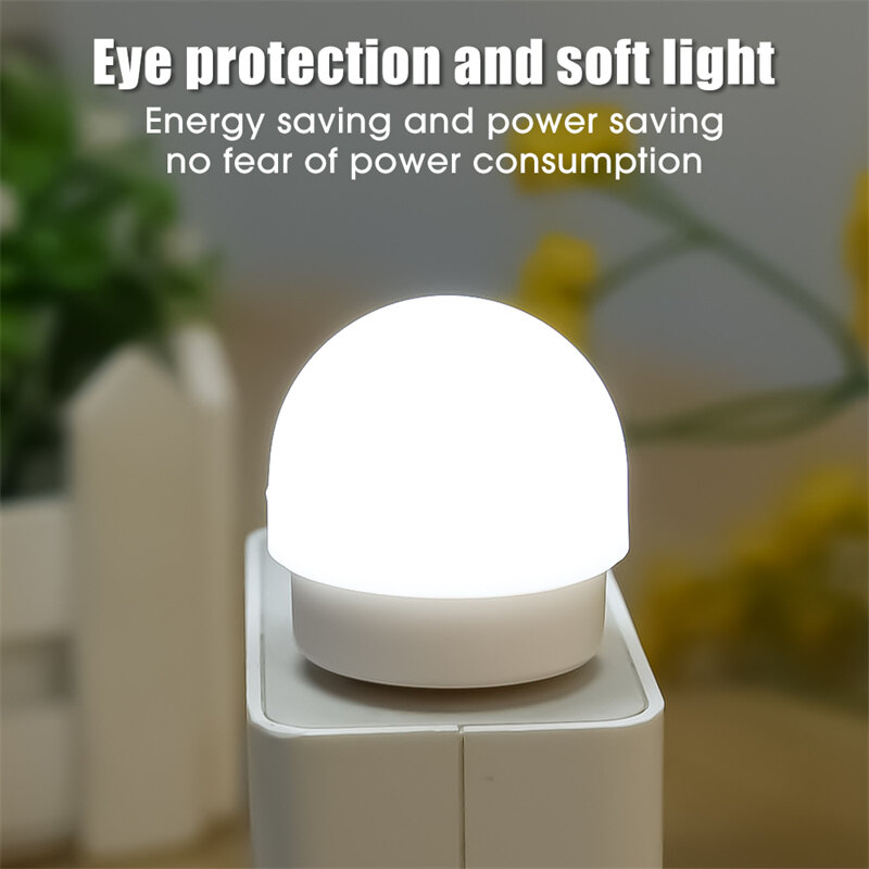 USB Mini đèn ban đêm bảo vệ mắt Đèn LED đọc sách mini Đèn LED Phích cắm USB Đèn ngủ đọc sách ban Đêm ánh sáng
