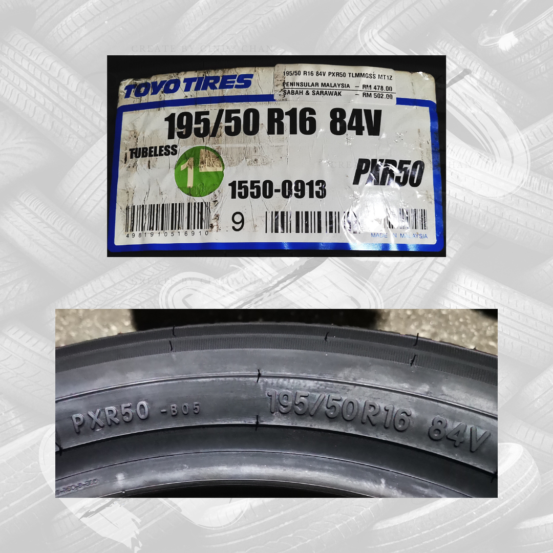 TOYO PROXES R50 PXR50 (STOCK CLEARANCE) - 195/50R16