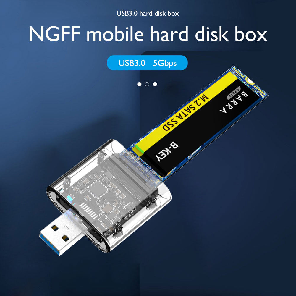 Hộp Đựng Ổ Cứng Gắn Ngoài Ổ Cứng SSD M2 M.2 Sang USB3.0 Gen 1 5Gbps SSD Cho SATA M.2