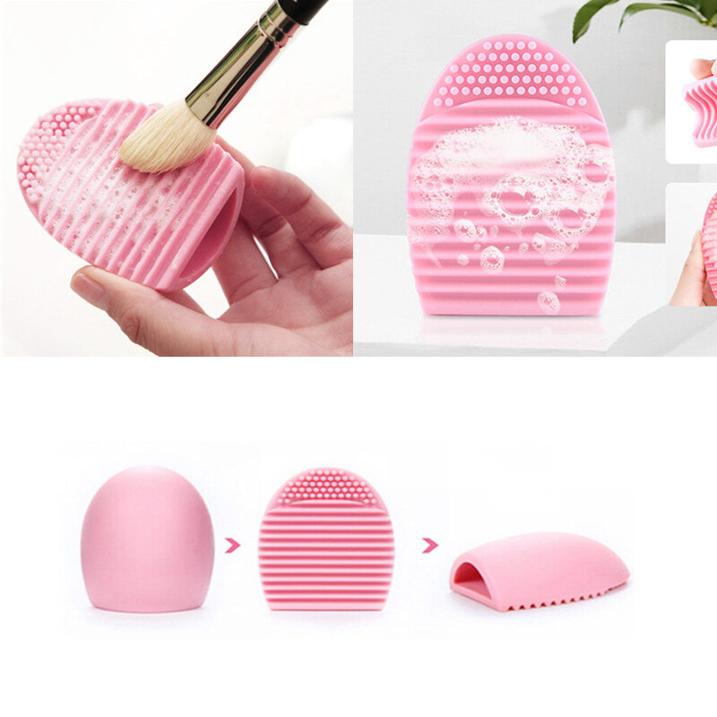Silicone Egg Wash Face Brush Egg Brush Makeup Brush Multi-function Cleaner