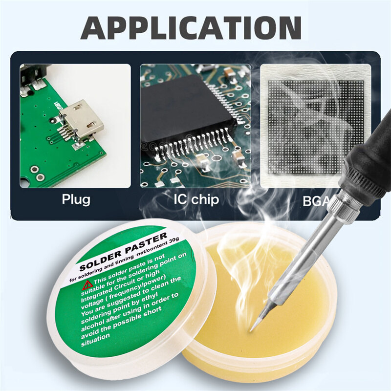 Hàn Thông lượng Hàn chuyên nghiệp 30g/100g hàn dán nhiệt độ trung bình thân thiện với môi trường hàn dán nhựa thông không sạch