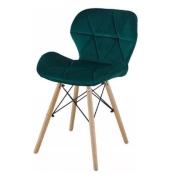 Eames Emmi Leather Lounge Dining Office Chair Curvy Seat Deco Kerusi