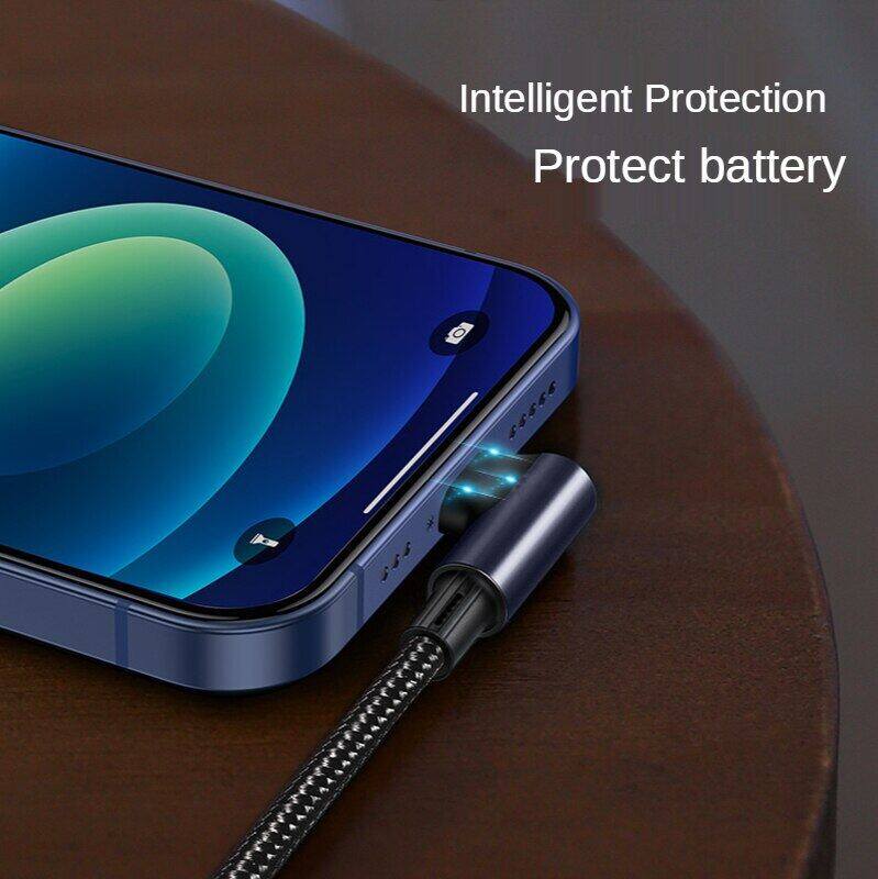 Usb C to Lightning Fast charging cable PD charger for iPhone ipad Elbow PD 20W data short 20W Type C Charger Charging Cord