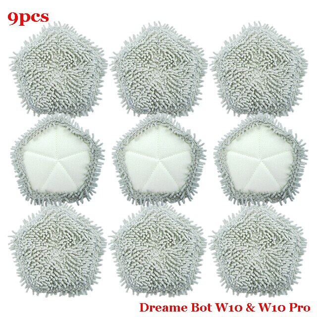 Mop pad spare parts for dreame bot w10 & w10 pro self-cleaning robot vacuum and mop essories vacuum cleaner mop cloth