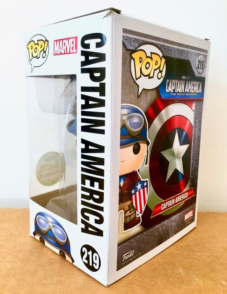 Funko Pop 219 Marvel Captain America Vinyl Đồ chơi mô hình