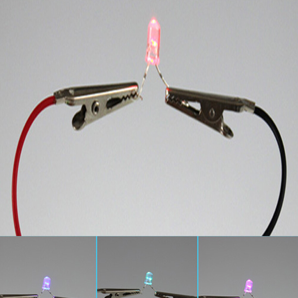 Fruit Battery Light Diode Generator Science Experiment Kit Student Education Toy