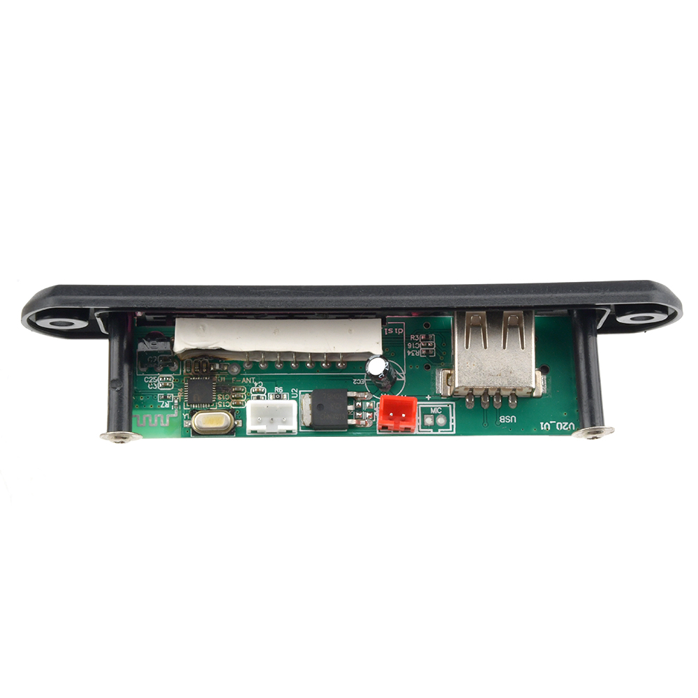 Aideepen 9V 12V BT 5.0 MP3 Decoder Board USB AUX SD FM Radio Lossless MP3/WMA/WAV/FLAC/APE Decoder Board Module Colors Screen Display