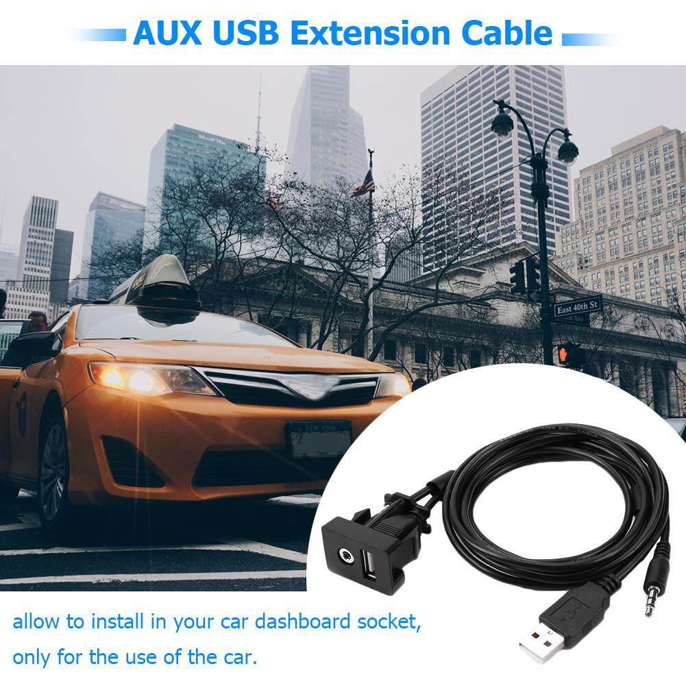 Bảng Điều Khiển Cổng USB, Cáp Mở Rộng AUX USB 3.5Mm Cho Toyota Camry Corolla