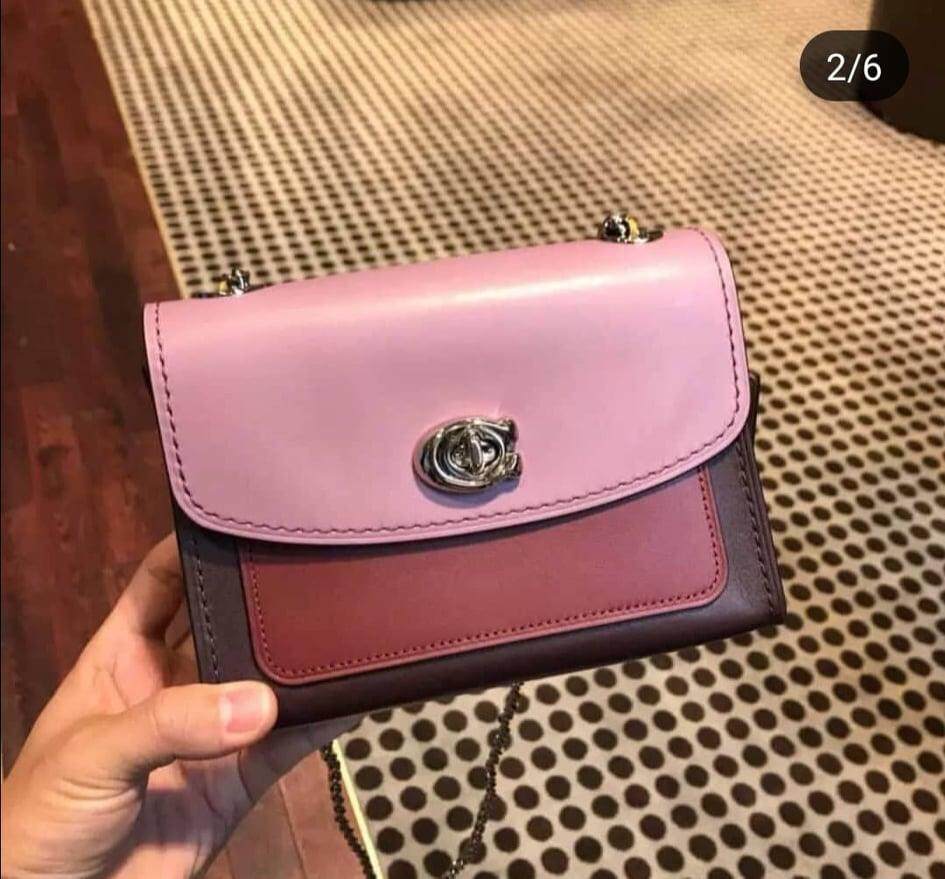 Coach parker hot sale 18 colorblock