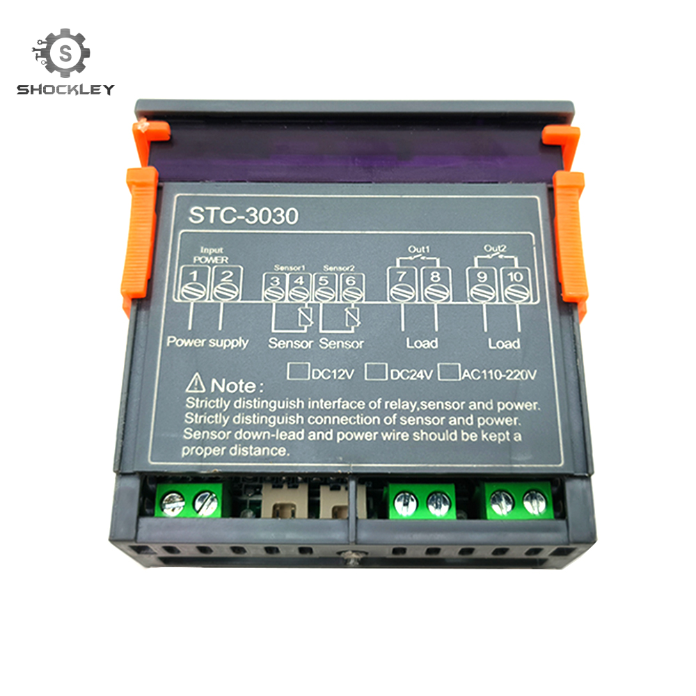 Shockley Digital Temperature Humidity Controller DC12V/DC24V AC110 220V Temperature Humidity Hygrometer Thermostat Controller