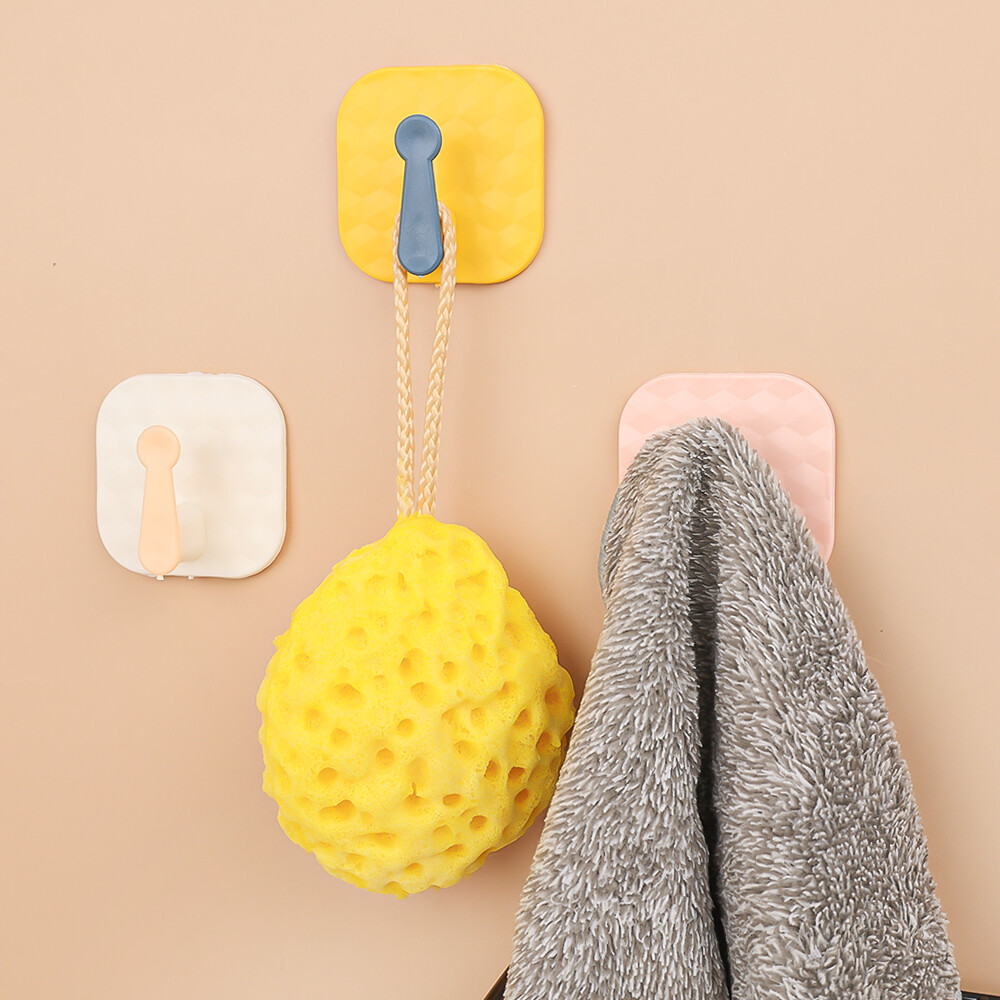 Multifunctional Creative Cute Hook Strong Viscose Wall Wall Hanging Load-bearing Kitchen Hook Seamless Door Without Punching Sticky Hook