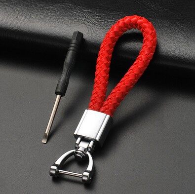 Porte-clés Homme Créatif En Métal Et Cuir - Idée Cadeau Originale