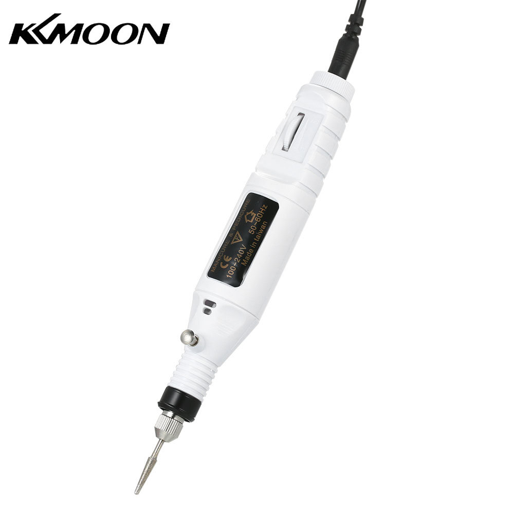 KKmoon 14pcs 100V-240V Mini Electric Grinder Drill Tool Variable Speed Rotary Engraving Pen Carve Tool Set for Milling Polishing