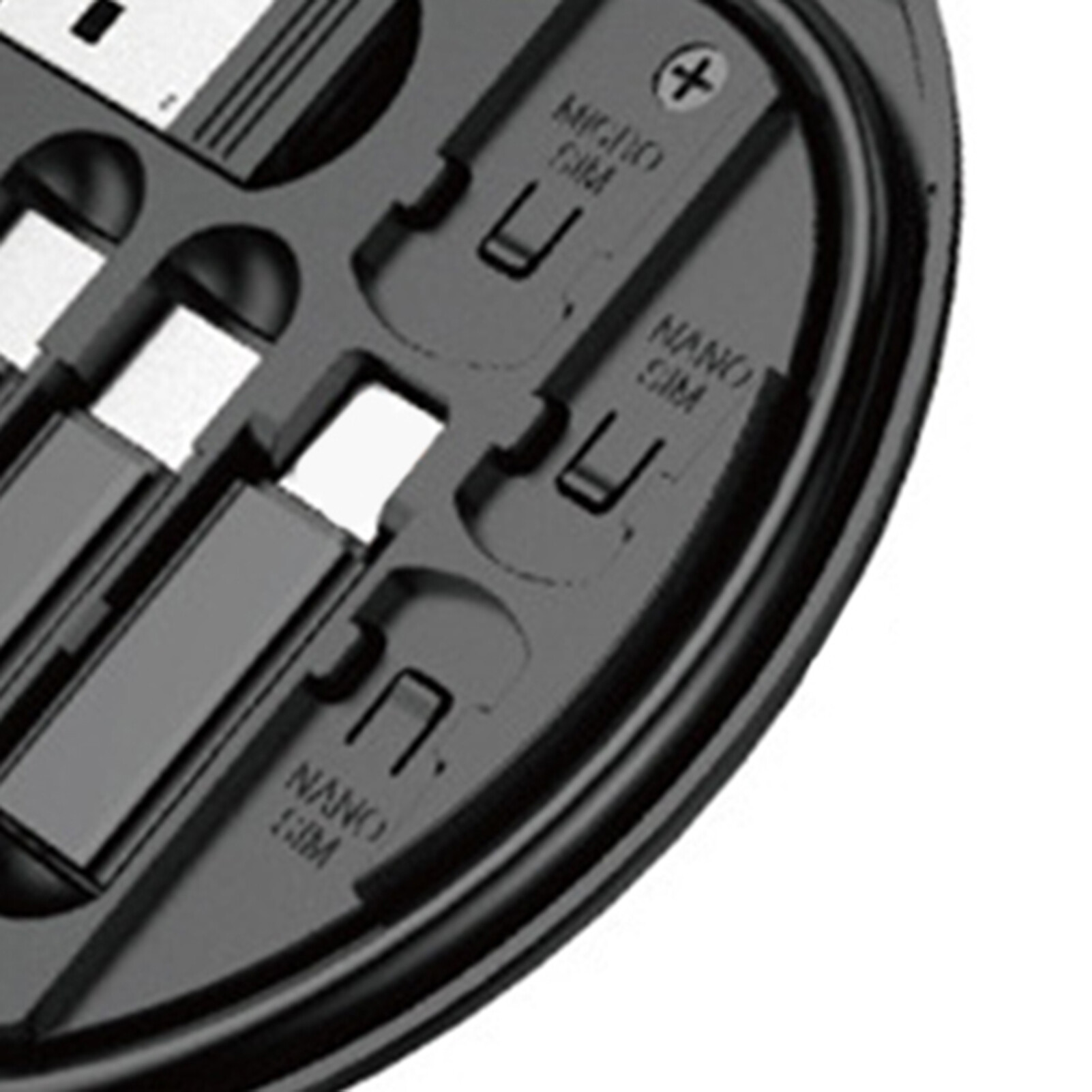Data Cable Storage Box Multi-purpose Dust-proof Portable Multi-Type Charging Line Convertor Card Slot Tray Eject Pin Organizer for Travel Data Cable Storage