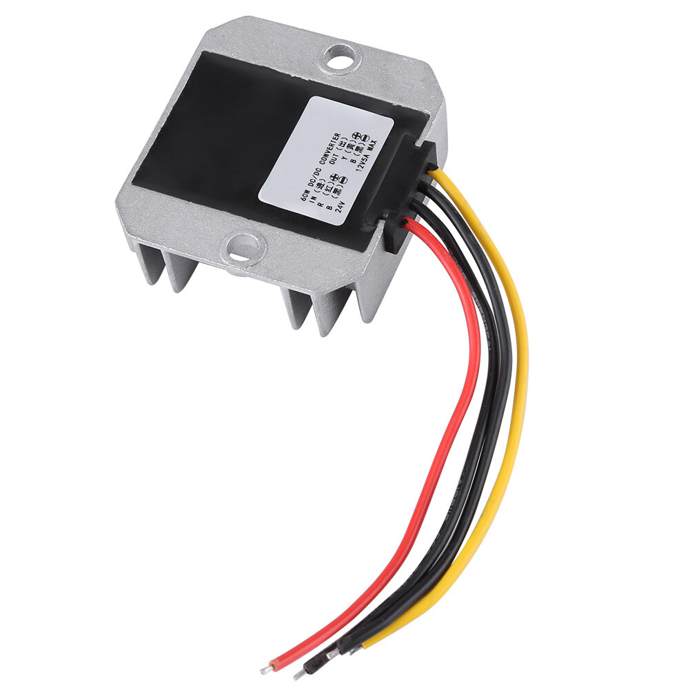 DC-DC 24V To 12V 5A 60W Voltage Step Down Voltage Module Step Down Module Buck Power Power Step-down Module Supply Converter for Car Vehicle