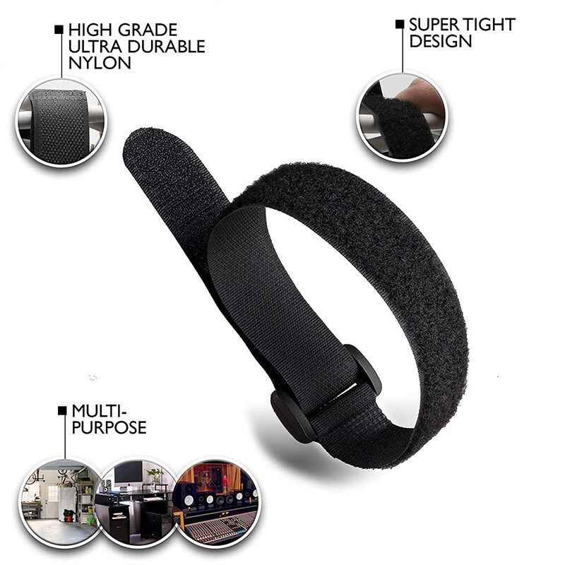 5 Chiếc Dây Buộc Móc Và Vòng 30CM Dây Buộc Dây Cáp Kiểu