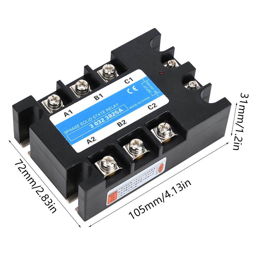 Three Phase Solid State Relay 80-250VAC Input SSR3 AC-AC Electrical Equipment for CNC Machinery