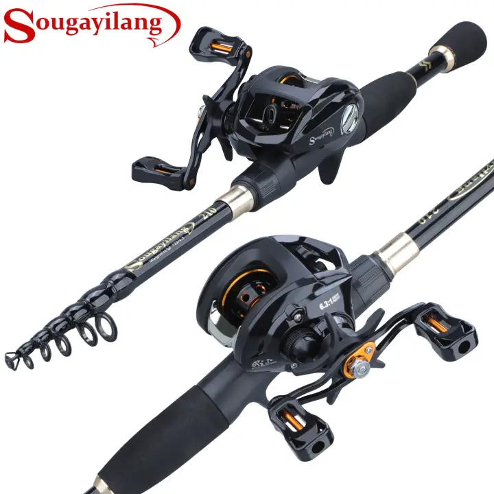 telescopic baitcaster rod