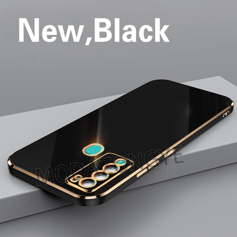 Ốp Cho ITEL Vision 2 Ốp Mềm Silicone TPU ITEL S16 Pro S16Pro Ốp Lưng Chống Sốc Mạ Điện Bảo Vệ