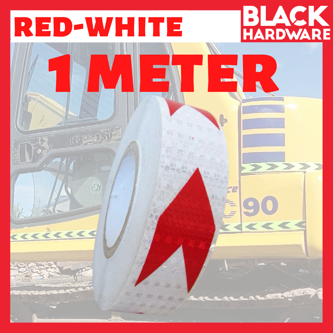 Black Hardware 5cm 1Meter Arrow Reflective Sticker Diamond Grade ...