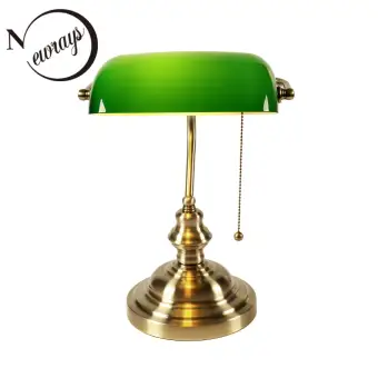 lamp green glass