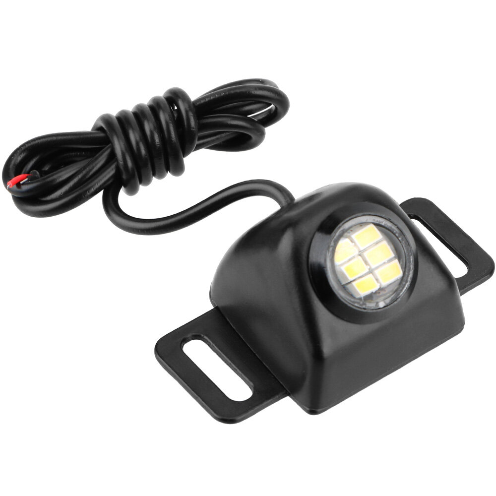 1x High Power DC 12V 6500K Mini Auxiliary Reverse Light Car LED Eagle Eye Lights Backup Camera Illumination System