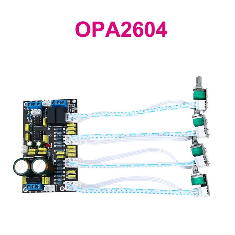 Dual S NE5532 / OPA2604 Tone Preamplifier Board Audio Hifi Amprifier