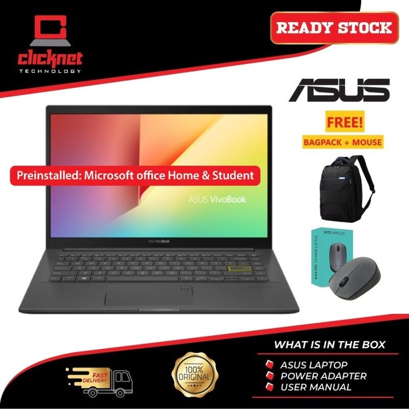 ASUS 14 M413I-AEK056TS (Ryzen5 4500U, 4GB, 512GB SSD, 14 FHD, W10, OPI HS ) Malaysia