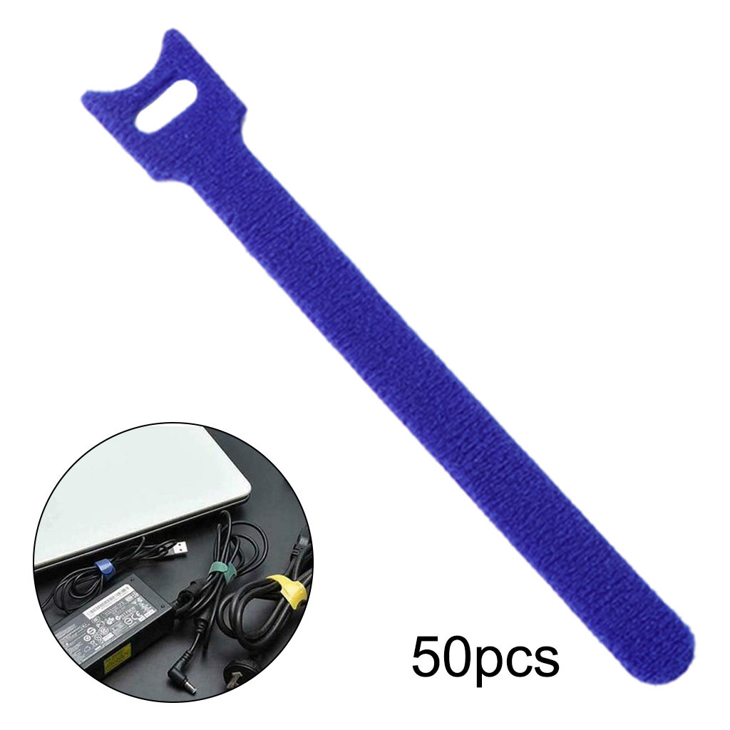 Baoblaze 50 Cái Dụng Cụ Sắp Xếp Dây Cáp Bằng Nylon Dây Cuộn Dây Đeo Dây Buộc Cáp Có Thể Tái Sử Dụng Có Khóa, Sắp Xếp Cáp