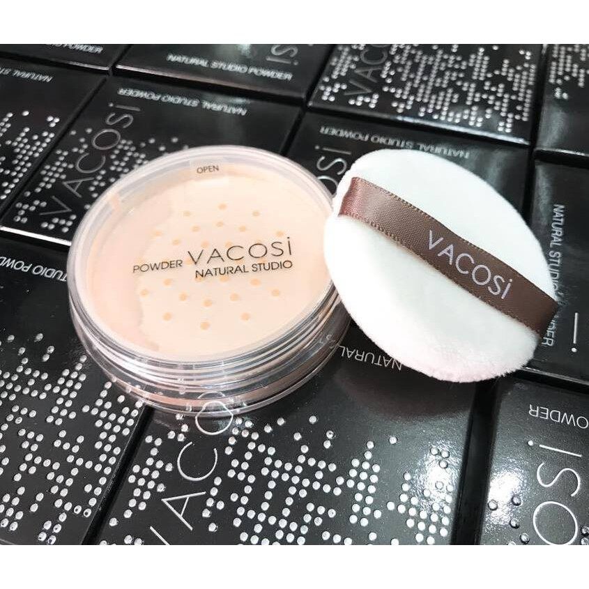 Phấn phủ siêu mịn kiềm dầu VACOSI STUDIO LOOSE POWDER - Pegastore