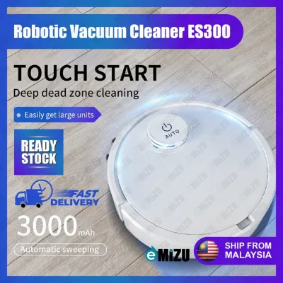 ES300 Rechargeable Smart Robot Vacuum Cleaner 3 in 1 Auto Smart Sweeping Dry Wet Mop Strong Suction Intelligent Cleaner