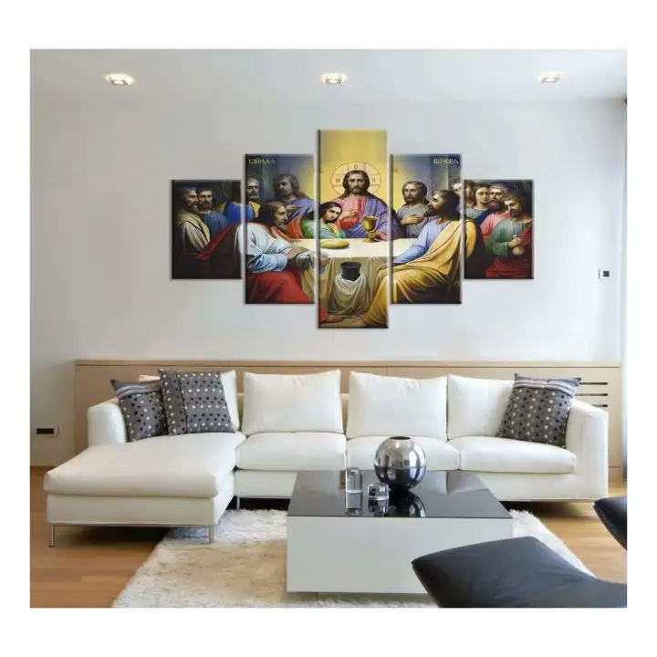 5d Diy Full Diamond Painting Jesus The Last Supper Wall Art