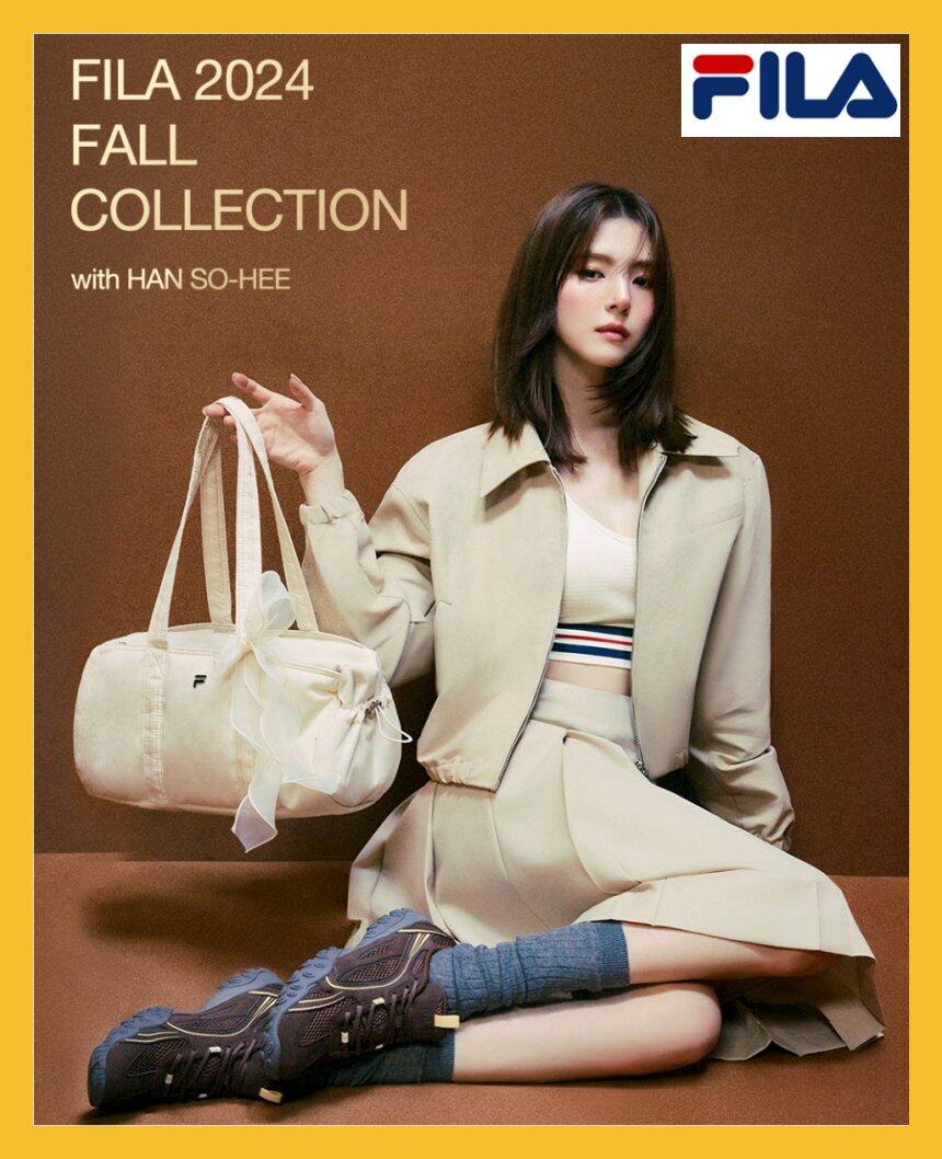 FILA☆ハンソヒ着用 Ballerina Duffle Bag (2color) FILA Ballerina Duffle Bag 2 | Kgifts.shop