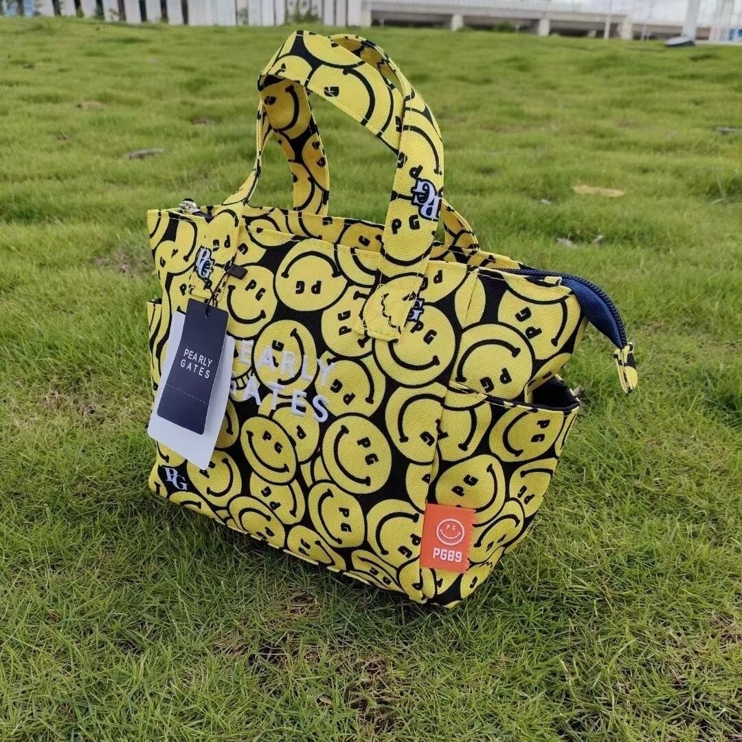 PEARLY GATES The new PG golf bag bag of both men and women handbags printed nylon handbags blue male of paragraph Authentic Japan New style
