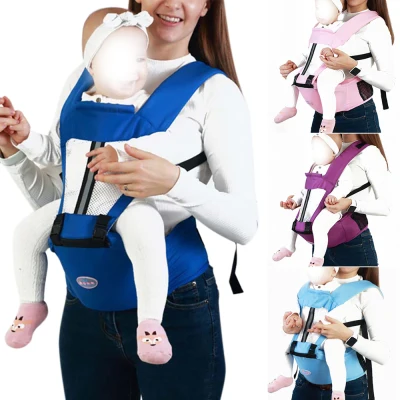 Great_World Multifunctional Breathable Double Shoulders Front Hold Baby Carrier Waist Stool