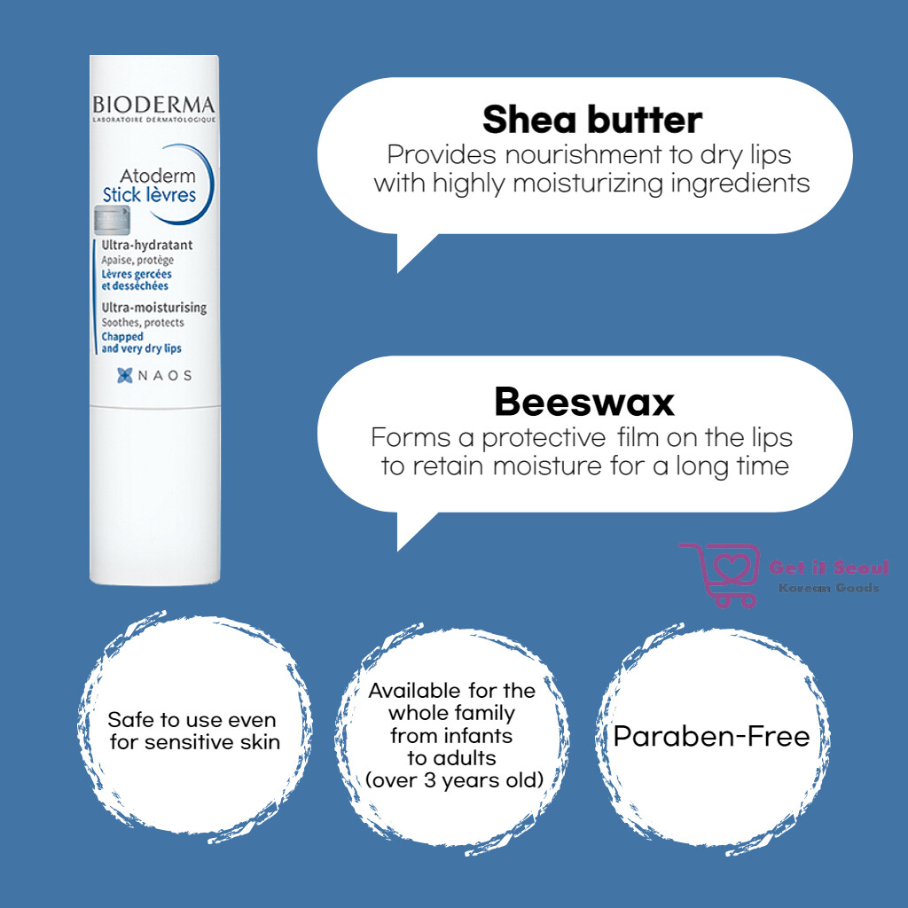 Son Dưỡng BIODERMA ATODERM Stick Levres 4G
