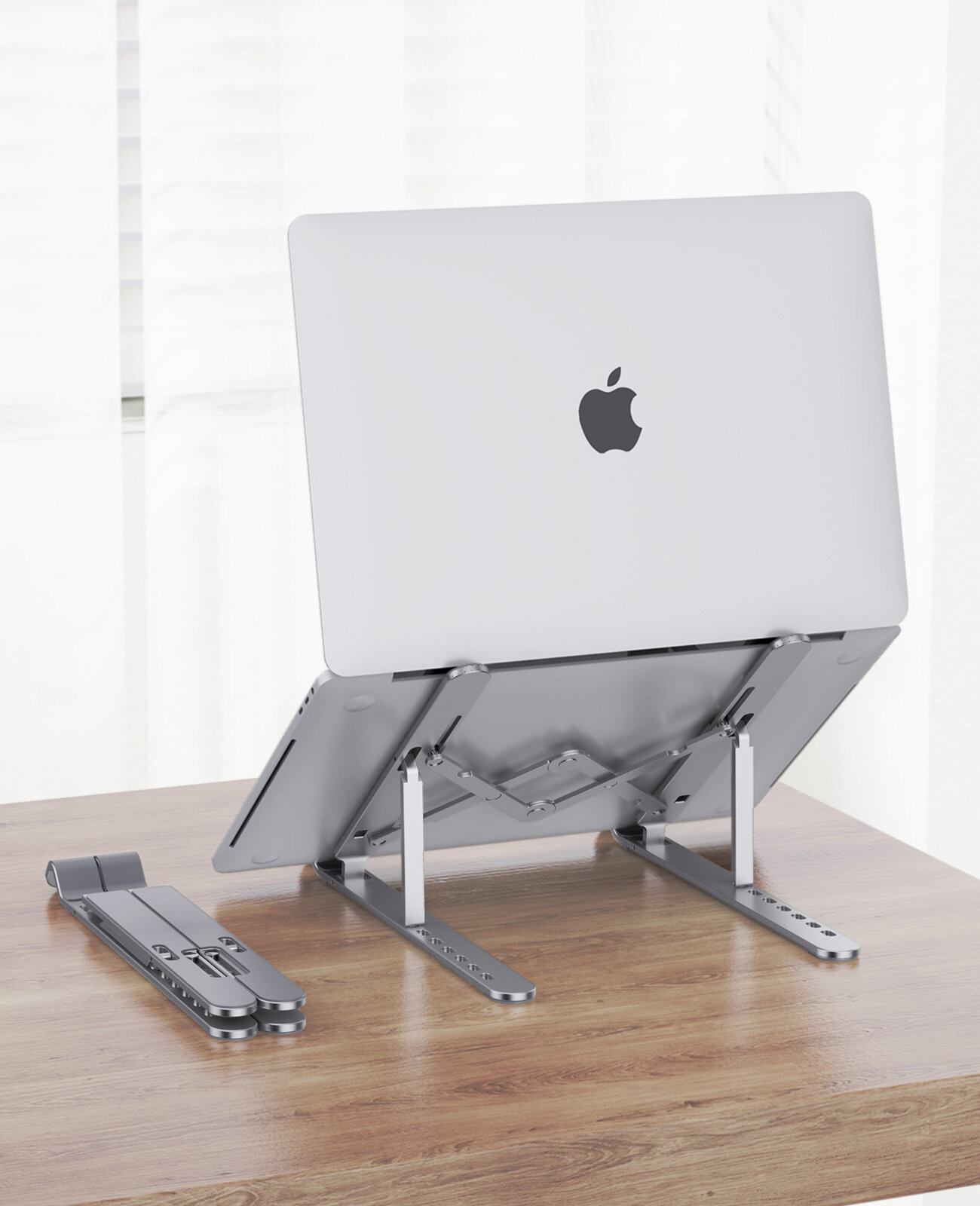 ORICO Foldable Laptop Stand Holder Riser Portable Adjustable Aluminum Notebook Stand Computer Stand 7 Angles for MacBook Tablets