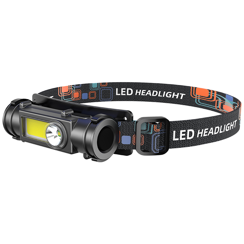 Head-mounted Flashlight LED Super Bright Outdoor Waterproof Long-distance USB Rechargeable Night Fishing Camping Headlamp