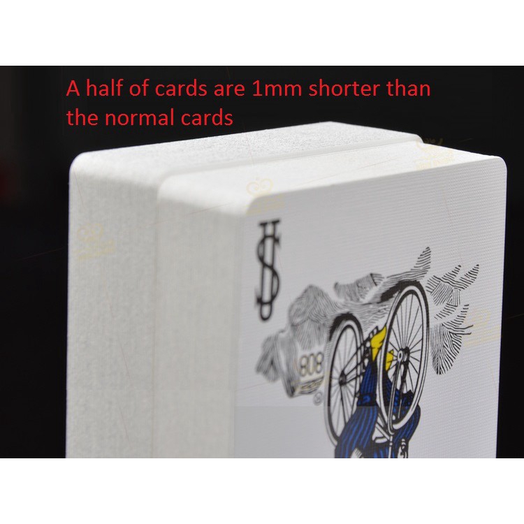 Xe Đạp Svengali Deck Chơi Thẻ Buộc Sàn Ngắn Thẻ Ma Thuật Trò Chơi Atom Poker Trò Ảo Thuật Cận Cảnh Đạo Cụ