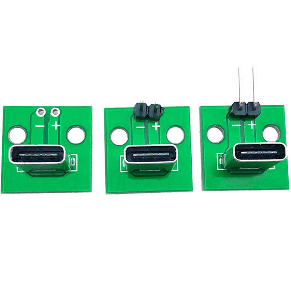 USB Type-C Breakout Board Serial Basic Breakout Female Connector Type PCB Converter Board