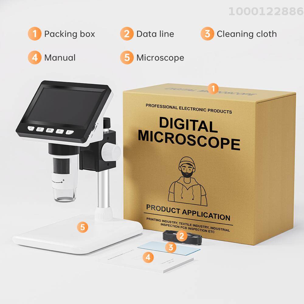 KKmoon Digital Microscope 2MP Pixel 50-1000X Magnification Portable Microscope for Identification Observation Compatible with Wins XP Vista7/8/10/11 MACOS X 11.0 or Higher Computers Operating System