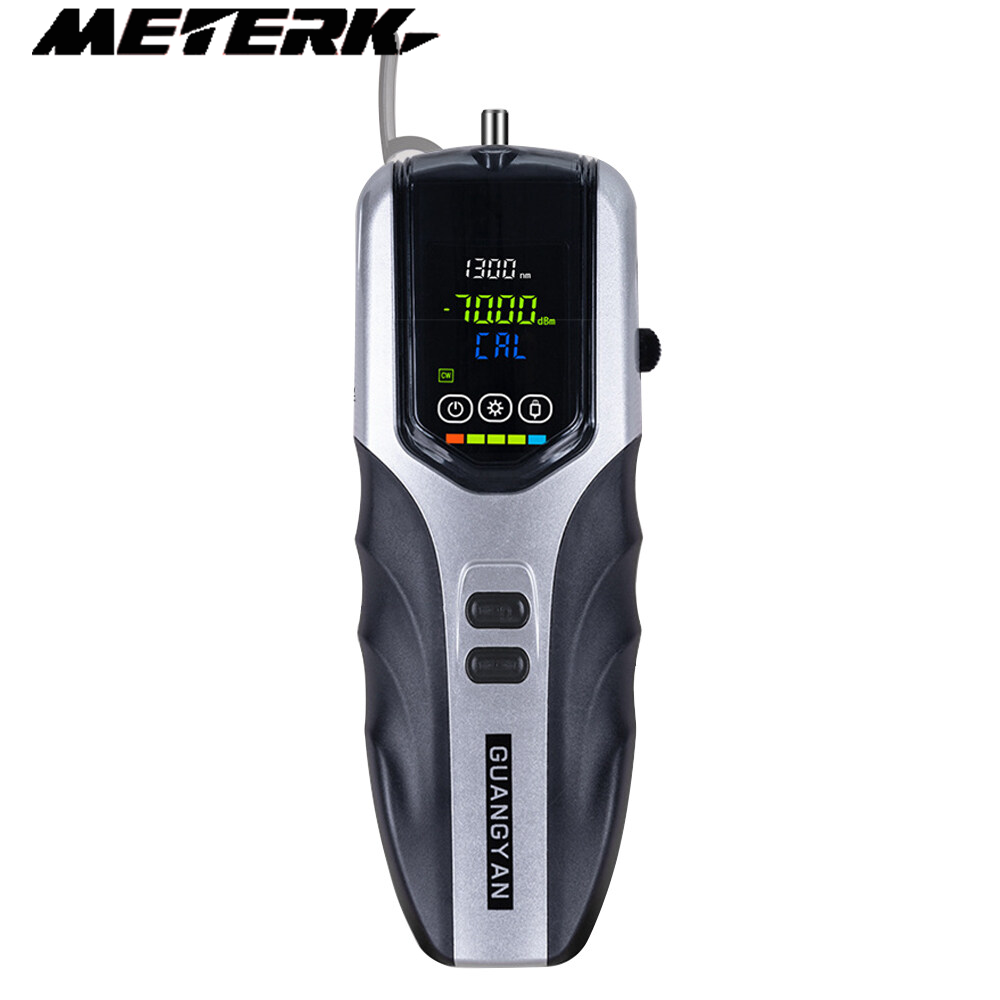 Meterk Reachargeable Optical Power Meter G750 Portable Color LCD Screen Fiber Optic Power Meter with Flash Light 7 Wavelengthes Supported