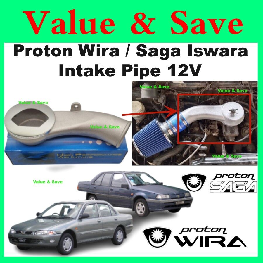 Proton Wira Saga Iswara Air Filter Intake Pipe Lmst V V Sporty Racing Car Air Intake Aluminum