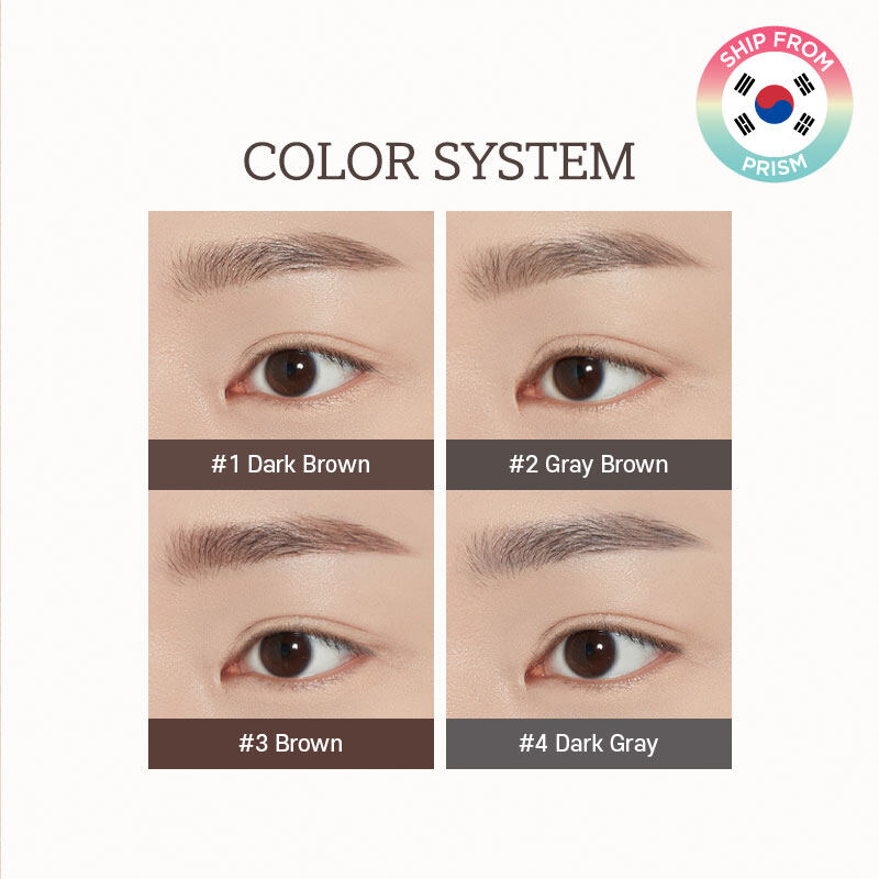 Etude House Vẽ Lông Mày 7 Màu Mới Từ PRISM