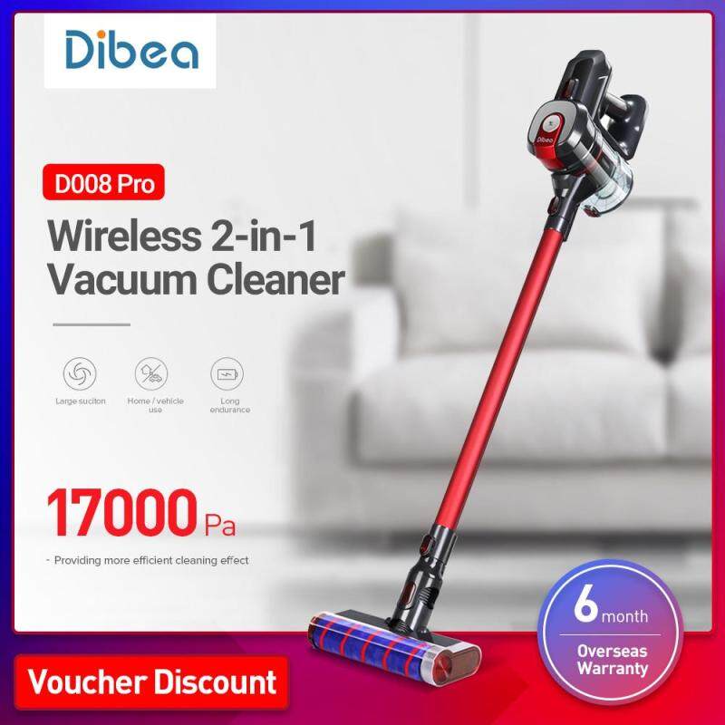 Dibea D008Pro 2-In-1 Vacuum Cleaner Handheld Wireless Strong Suction Vacuum Dust Cleaner Low Noise Dust Collector Aspirator Singapore